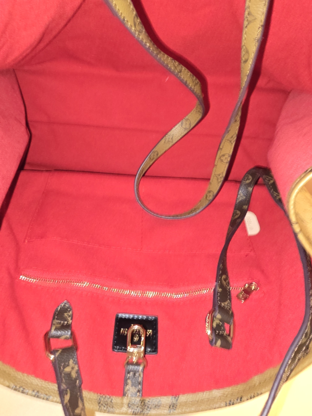Louis Vuitton Brown Monogram Reversible Tote Bag - Picture 5 of 10